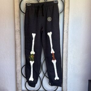 Kids Cat & Jack •Glow in the Dark Halloween Joggers • Dark Gray • Medium 8/10